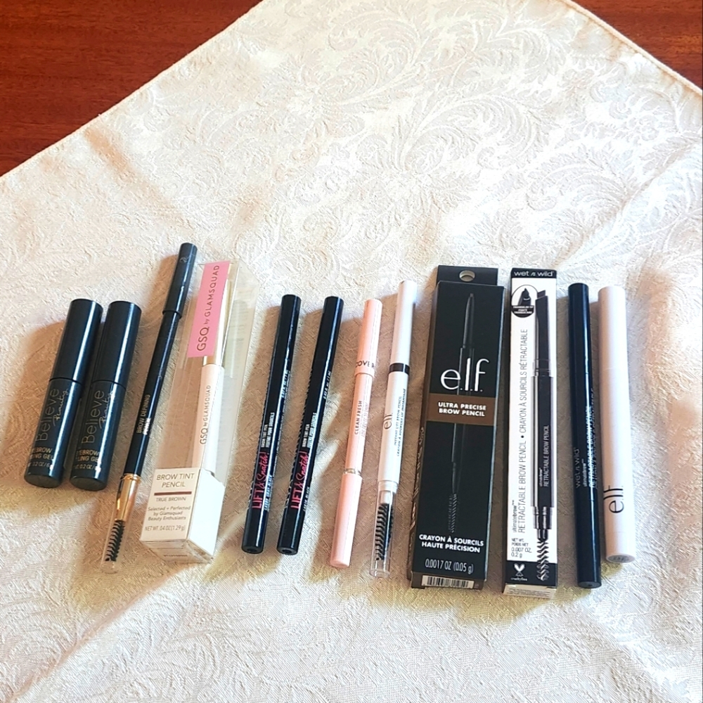 Bundle of 12 NWT Eyebrow Pens & Pencils